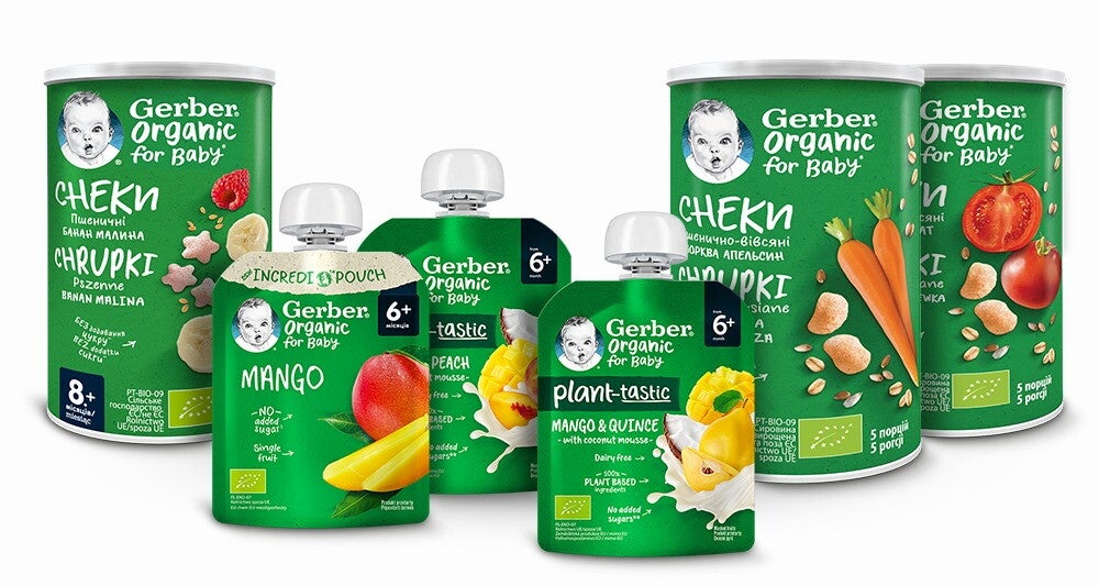 Відкривайте для себе органічні продукти Gerber®