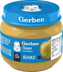 Фруктове пюре Gerber Яблуко Фруктове пюре Gerber Яблуко