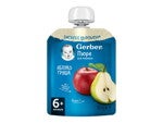 Фруктове пюре Gerber Яблуко і груша (пауч)