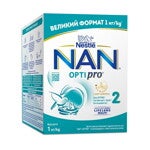 Дитяча суміш для подальшого годування молочна суха “NAN® 2 OPTIPRO®” з 5 олігосахаридами та L. Reuteri для дітей від 6 місяців